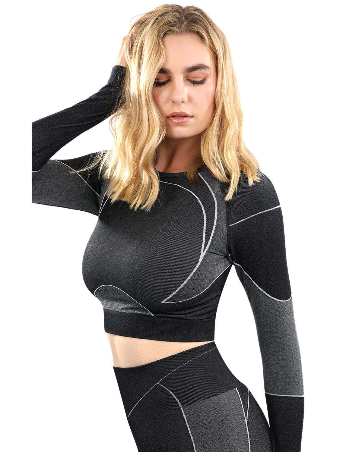 Escolta Seamless Sports Top - Black